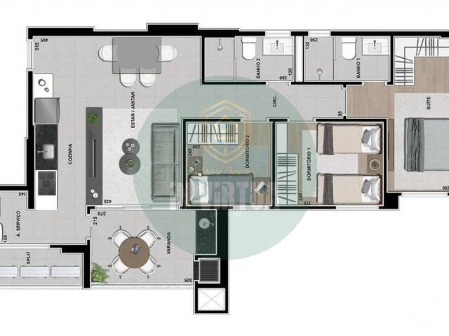 #172 - Apartamento para Venda em Cuiabá - MT - 3