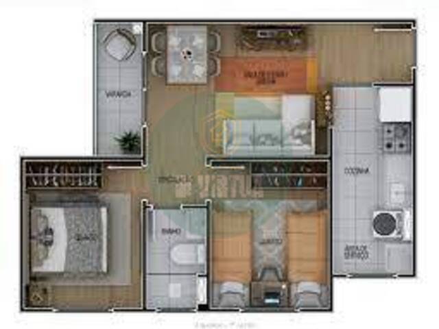 #222 - Apartamento para Locação em Cuiabá - MT - 2